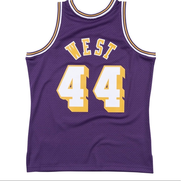 mitchell and ness jerry west jersey
